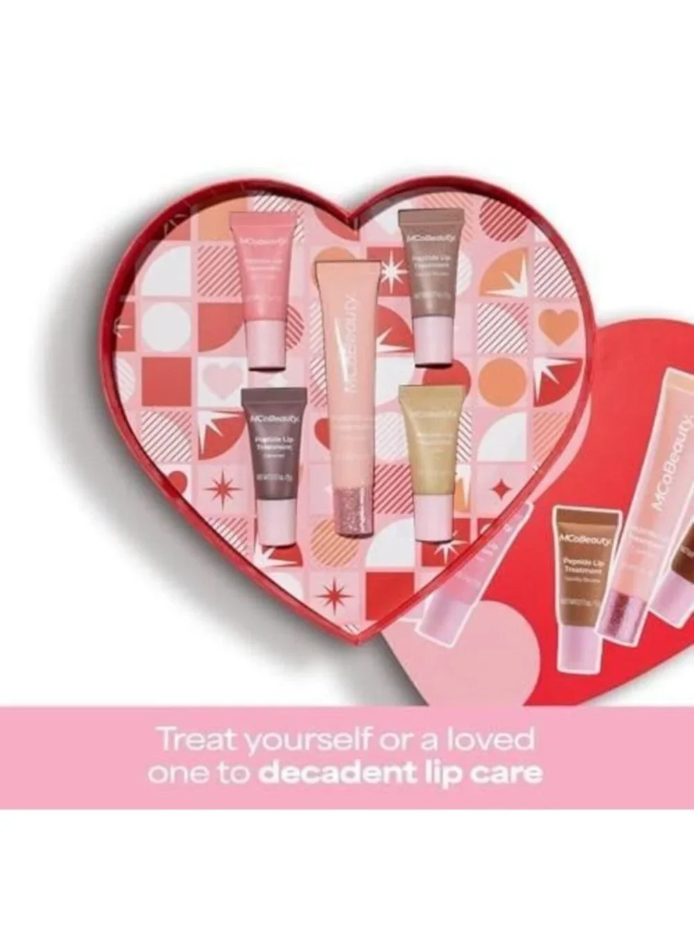 MCoBeauty Sweetheart Peptide Lip Treatment Set - Peptide Lip Gloss Balm & Tint K - Picture 4 of 6